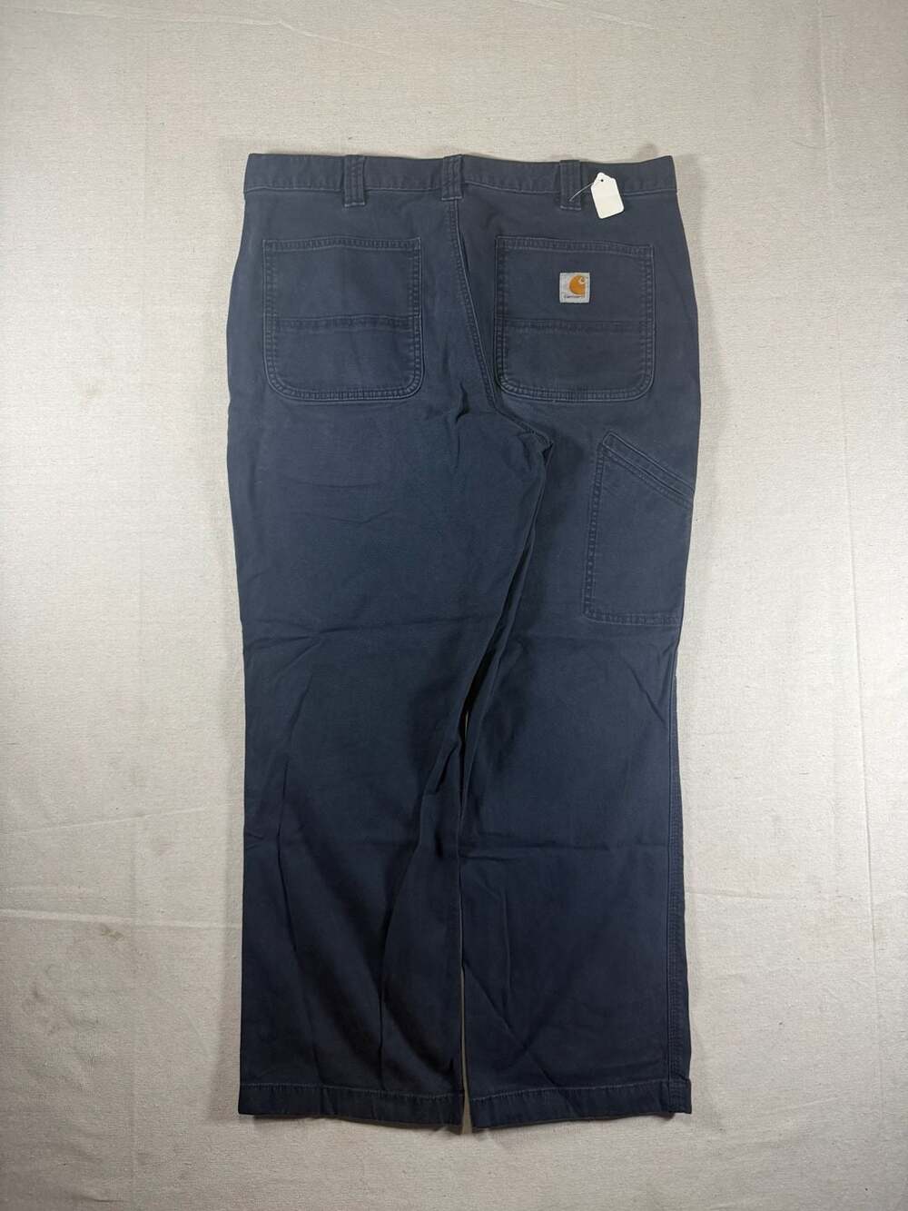 Carhartt Men's Duck Work Relaxed Fit Dark Navy 36x30